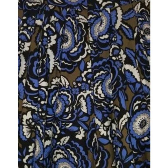 Express Pop Floral High Waisted Full Mini Skirt 4 - Picture 2 of 2